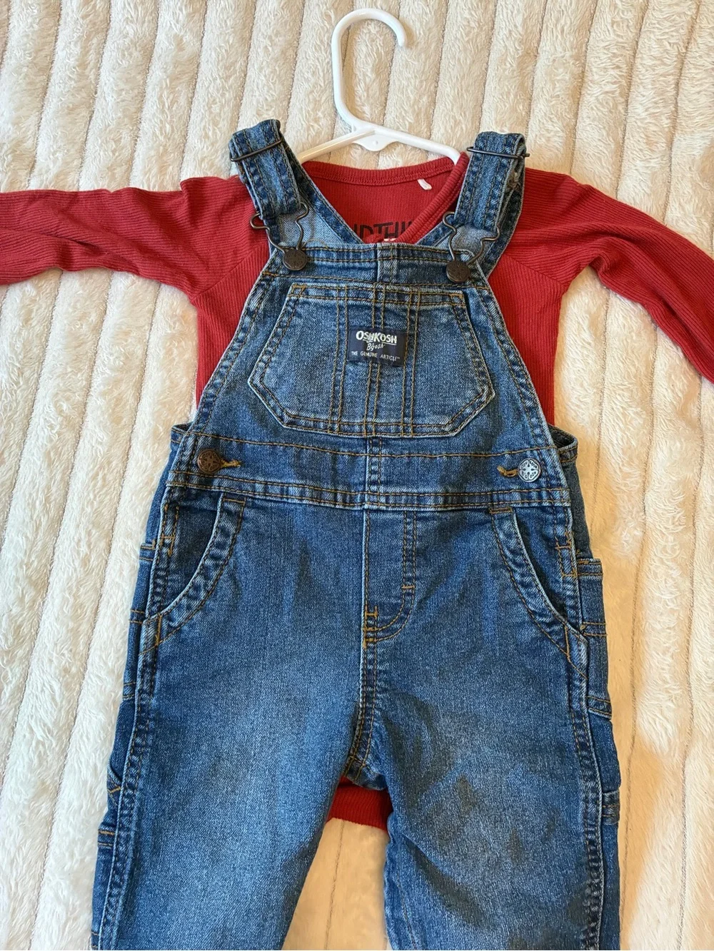 OshKosh Denim Overalls | 6–9M